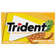 Trident Pineapple Twist Gum 